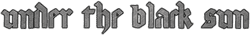 Logo Under The Black Sun