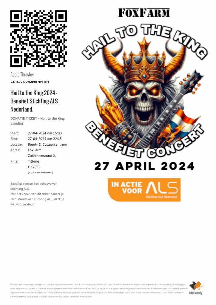 Hail To The King @ Foxfarm