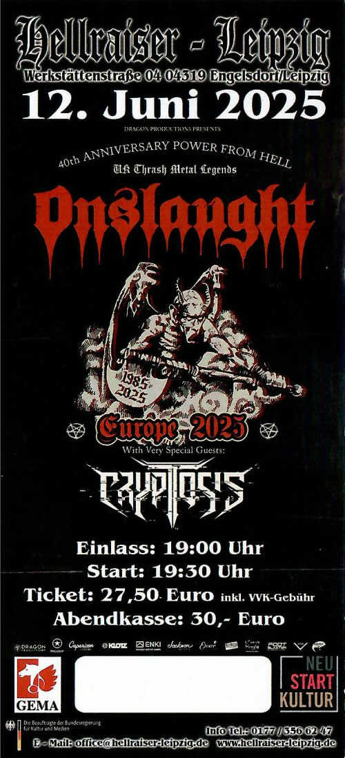 Onslaught 12-06-2025 Hellraiser