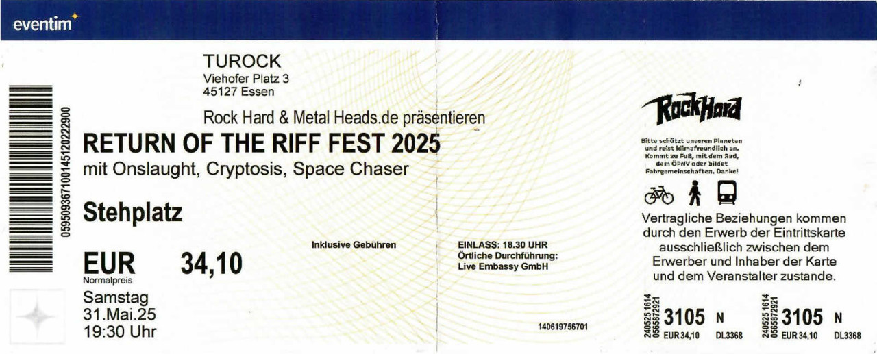 Onslaught 31-05-2025 Turock